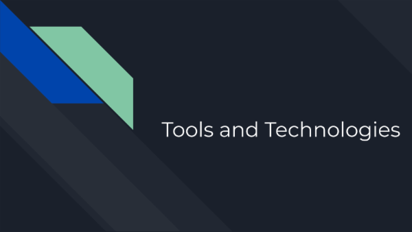 course | Tools and Technologies